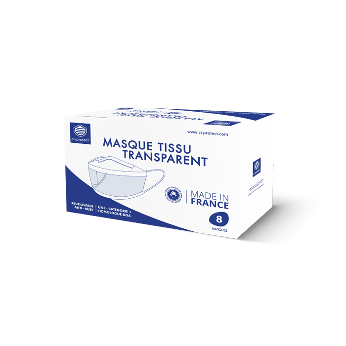 Masque transparent Family pack