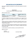 Déclaration de conformité FFP2