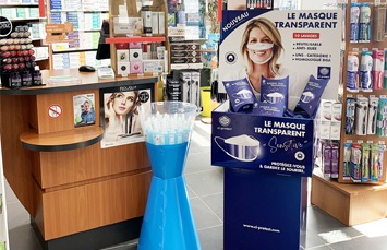 Notre totem est arrivé en pharmacie !